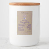 クラフトラベンダー防水化粧品ボトルラベル フードラベル (正面)