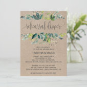 クラフトリーフのリハーサルディナー 招待状 (スタンド正面)