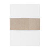 クラフトリーフリースモノグラム結婚ズベリーバンド 招待状ベリーバンド (裏面例)