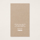 クラフトリーフ分岐イヤリングディスプレイカード (裏面)