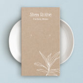 クラフトリーフ分岐イヤリングディスプレイカード