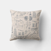 クラフトルーム装飾用クッション/クッション。編集可能文字 クッション (裏面)