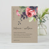 クラフトレッドローゼピーニーユーカリ結婚フローラ (スタンド正面)