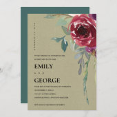 クラフトレマルサラバラフローラ我々はノットカードを結んだ サンキューカード (正面/裏面)