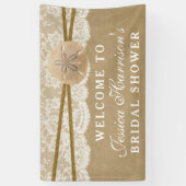 クラフトレース&サンドドルビーチブライダルシャワー 横断幕 (縦)