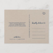 クラフトロッキーマウンテンありがとうはがき ポストカード (裏面)