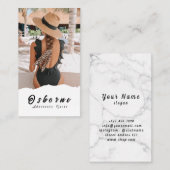 クラフトロッキーマウンテンアドベンチャーガイドビジネスカード 名刺 (正面/裏面)