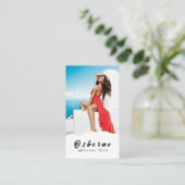 クラフトロッキーマウンテンアドベンチャーガイドビジネスカード 名刺 (スタンド正面)