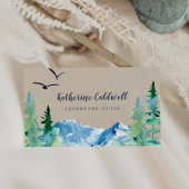 クラフトロッキーマウンテンアドベンチャーガイドビジネスカード 名刺