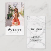 クラフトロッキーマウンテンアドベンチャーガイドビジネスカード 名刺 (正面/裏面)