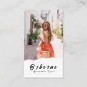 クラフトロッキーマウンテンアドベンチャーガイドビジネスカード 名刺 (正面)