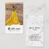 クラフトロッキーマウンテンアドベンチャーガイドビジネスカード 名刺 (正面/裏面)