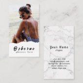 クラフトロッキーマウンテンアドベンチャーガイドビジネスカード 名刺 (正面/裏面)