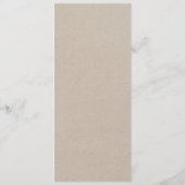 クラフトロッキーマウンテン結婚ズのディナーメニュー メニュー (裏面)