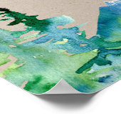 クラフトロッキー山の目的地の結婚式へようこそ ポスター (角)