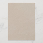 クラフトロッキー山の目的地の結婚式 アドバイスカード (裏面)