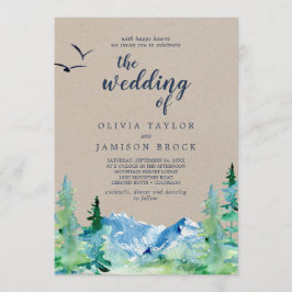 クラフトロッキー山の目的地結婚The'S Of 招待状