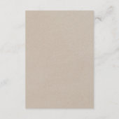 クラフトロッキー山結婚の詳細エンクロージャカード エンクロージャーカード (裏面)