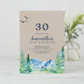 クラフトロッキー山30歳の誕生日 招待状 (スタンド正面)