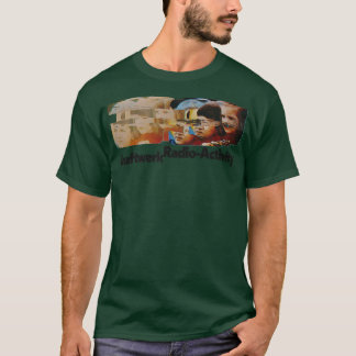 クラフトワークオリジナルレトログリッチアートデザイン Tシャツ