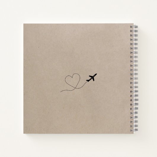 クラフトワールドマップトラベルテーマゲストシグネチャーブック ノートブック (裏面)