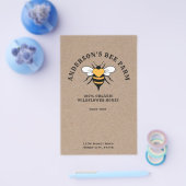 クラフトヴィンテージビーハニーデザイン。 チラシ (シングル)