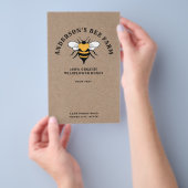 クラフトヴィンテージビーハニーデザイン。 チラシ (ハンドル)