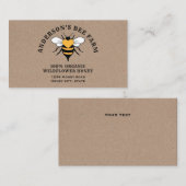 クラフトヴィンテージ蜂ハニージャー 名刺 (正面/裏面)