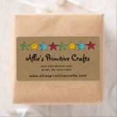 クラフト出荷ラベル上のプリミティブスターズ ラベル (インサイチュ)