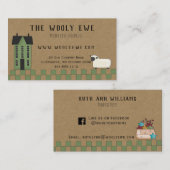 クラフト初期のビジネスカードに於けるソルトボックスハウス 名刺 (正面/裏面)