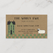 クラフト初期のビジネスカードに於けるソルトボックスハウス 名刺 (正面)