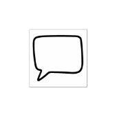 クラフト吹き出し ラバースタンプ (インプリント)