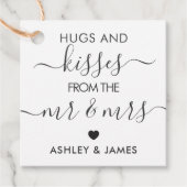 クラフト夫妻のハグとキスラベル フェイバータグ (正面)