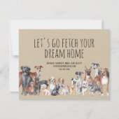 クラフト実在紙エステートドッグスマーケティング カード (正面)