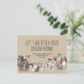 クラフト実在紙エステートドッグスマーケティング カード (スタンド正面)