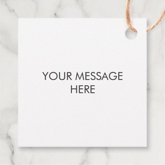 クラフト感謝していギフトラベルの貸し付け用の フェイバータグ (裏面)