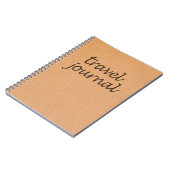 クラフト旅行ジャーナル~の書道旅行ノート ノートブック (左側)