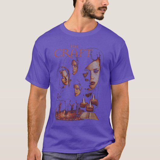 クラフト映画のディストressed セピアポスター 90年代のレトロな雰囲気 tシャツ (正面)