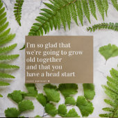 クラフト栽培オールド一緒におもしろい誕生日 カード