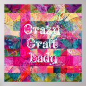 クラフト熱狂するレディカラフルパタ鮮やかーン ポスター (正面)