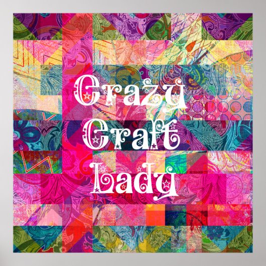 クラフト熱狂するレディカラフルパタ鮮やかーン ポスター (正面)