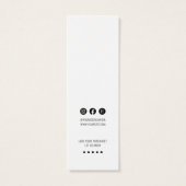 クラフト環境にやさしブランドネーム衣料つるラベル (裏面)