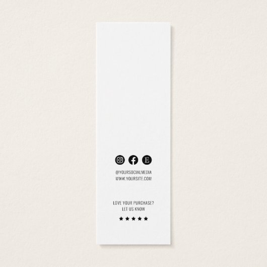 クラフト環境にやさしブランドネーム衣料つるラベル (裏面)