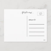 クラフト紙の喜びは%PIPE%の休日の郵便はがきを望みます シーズンポストカード (裏面)