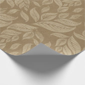 クラフト紙はギフトの包装紙を去ります ラッピングペーパー (角)