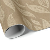 クラフト紙はギフトの包装紙を去ります ラッピングペーパー (ロールコーナー)