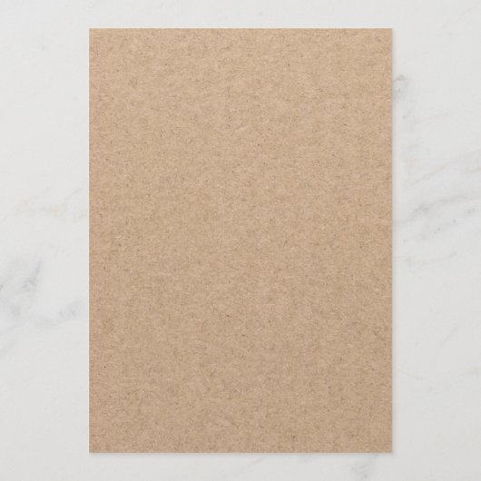 クラフト紙ウェディングシャワー推測ザドレスゲーム (裏面)