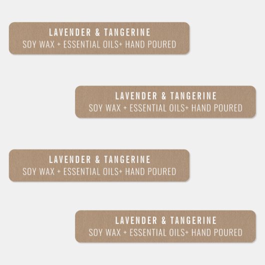 クラフト紙キャンドル不正開封防止シールラベル ラベル (グループ)