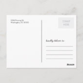 クラフト紙サンキュー ポストカード (裏面)