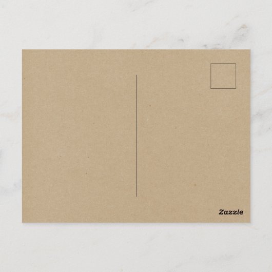 クラフト紙スイートトリート実在エテート紹介 ポストカード (裏面)